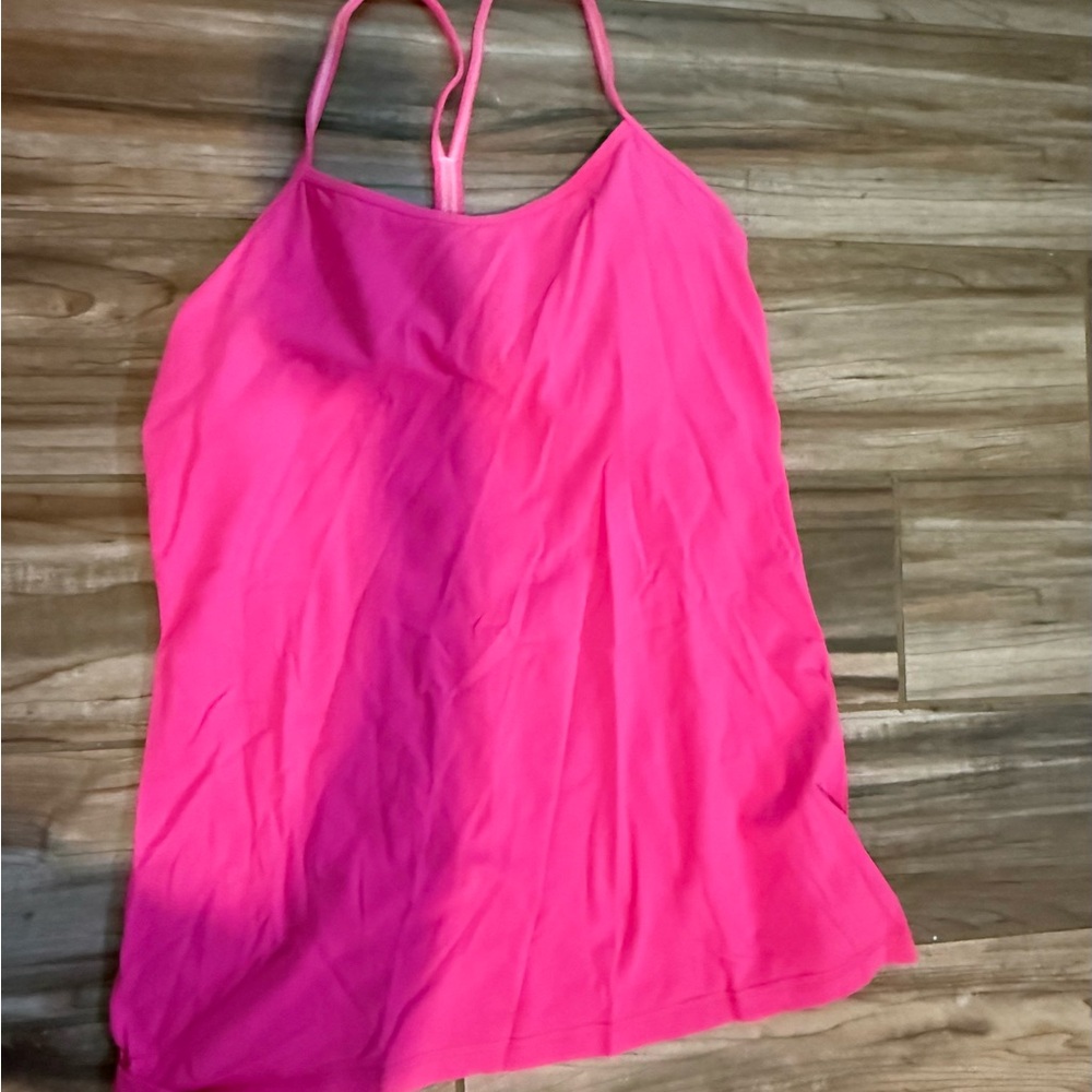Lululemon Pink Spaghetti Strap Top